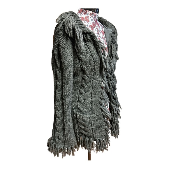 Y2K 💫 Kyber wool cardigan jacket - Picture 2 of 8